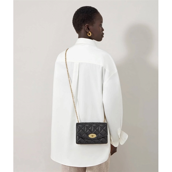 Mulberry Small Darley Black Quilting